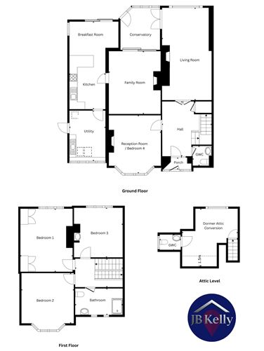 Floor plan — Doonaree, 172 Howth Rd, Sutton, Dublin 13