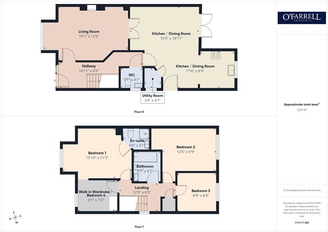 Floor plan — 56 Browneshill Wood, Browneshill Road, Carlow Town, Carlow
