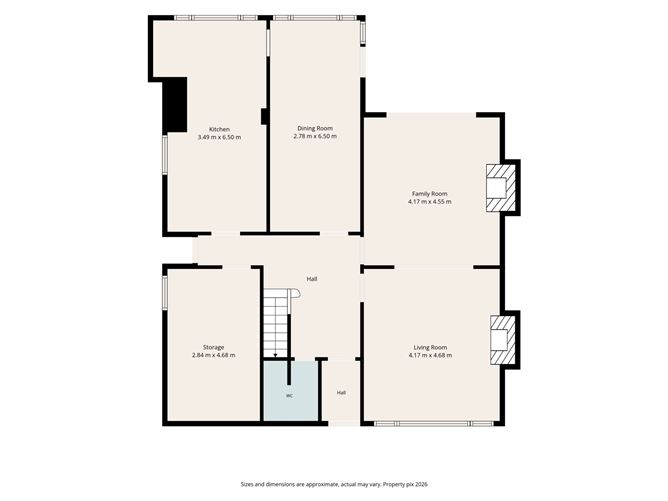 Floor plan — 25 Nutley Road, Ballsbridge, Dublin 4