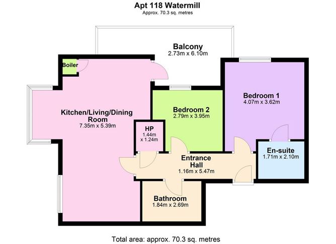 Apartment 118, Block 1, The Watermill, Raheny, Dublin 5