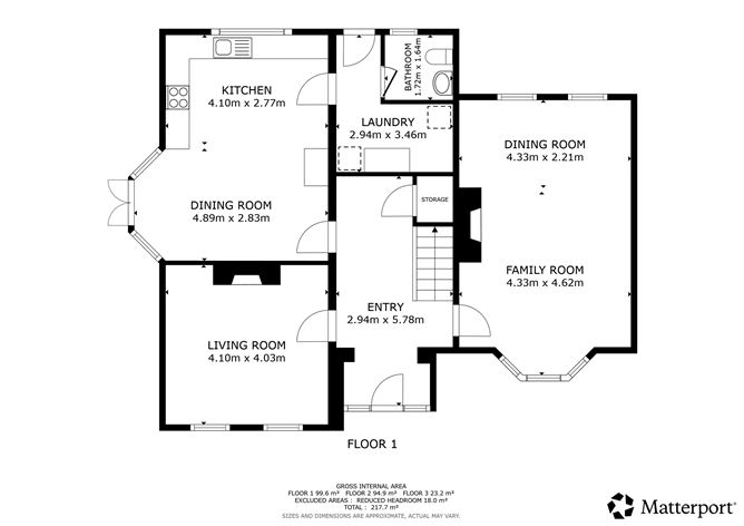 Floor plan — Colestown, Co. Wexford