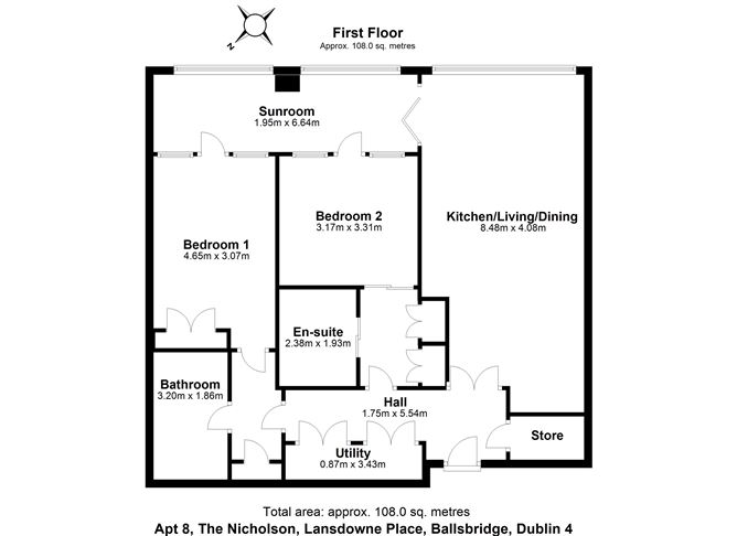 Apartment 8, The Nicholson, Lansdowne Place, Dublin 4