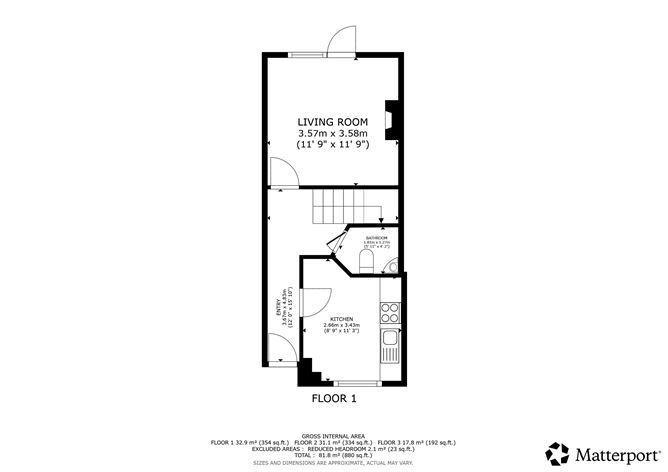 Floor plan — 11 Cardy Rock Road, Balbriggan, Dublin