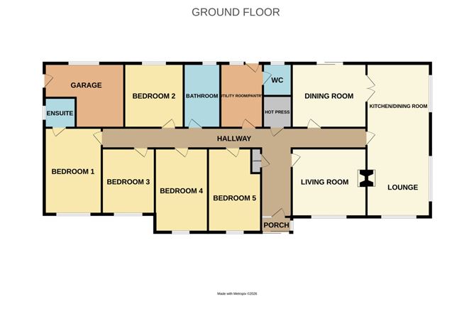 Floor plan — Shaleigh, 6 Tower Hill, Kilcoolishal, Glounthaune, Co. Cork