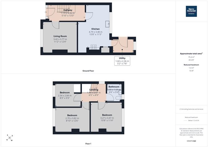 Floor plan — 39 Ard na Culla, Ennistymon, Co. Clare