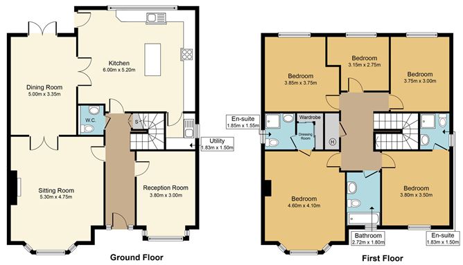 Floor plan — 27 Castle Glen, Newtownforbes, Co. Longford