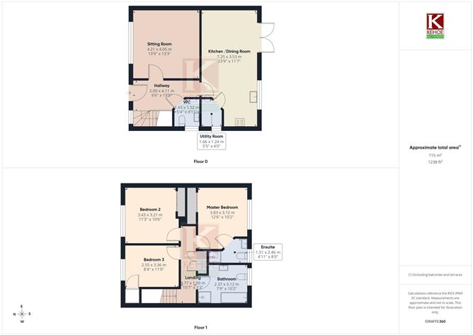Floor plan — 96 Heather Hill Avenue, Graiguecullen, Carlow, County Carlow