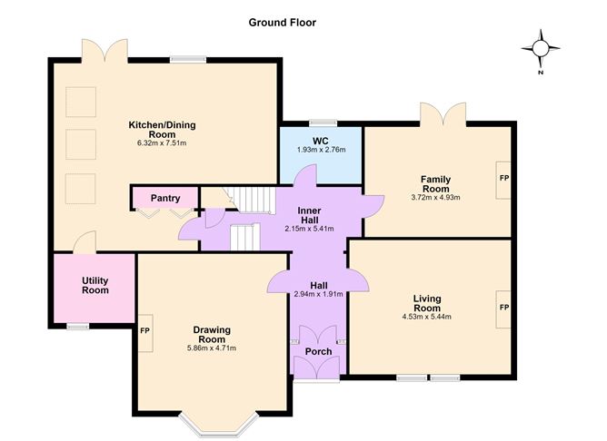 Floor plan — Kincora, 22 Temple Gardens, Rathmines, Dublin 6