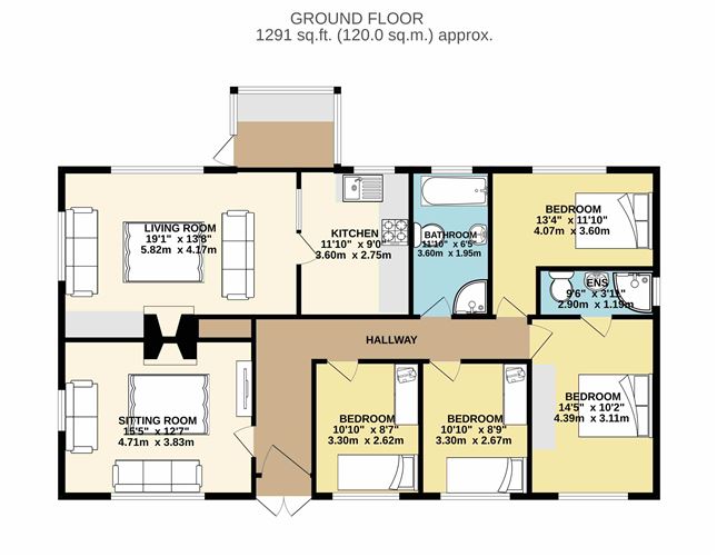 Floor plan — Coolbunia, Faithlegg, Waterford