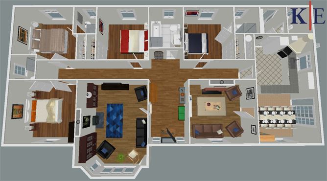 Floor plan — Journey's End, Mount Alexander, Gorey, Co. Wexford