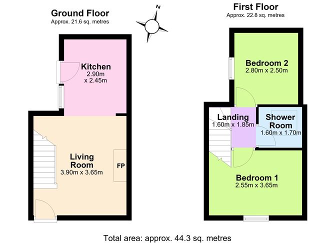 Floor plan — 9 Castlewood Terrace, Rathmines, Dublin 6