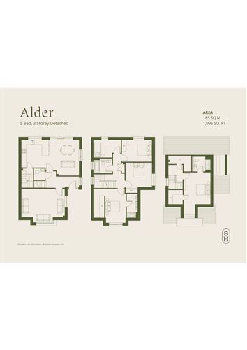 Floor plan — The Alder - Stonehaven, Blessington Road, Naas, Kildare