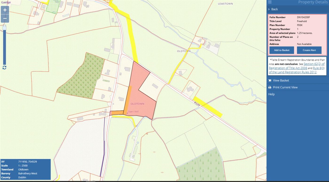 Oldtown Site, Oldtown, County Dublin