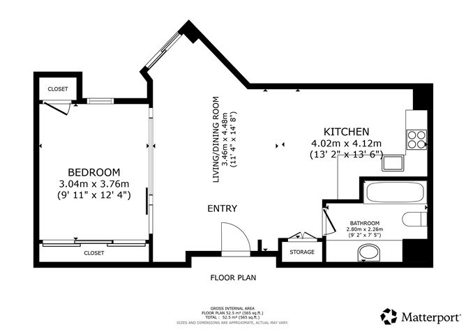 Floor plan — Apartment 7, Christchurch View, Christchurch, Dublin 8
