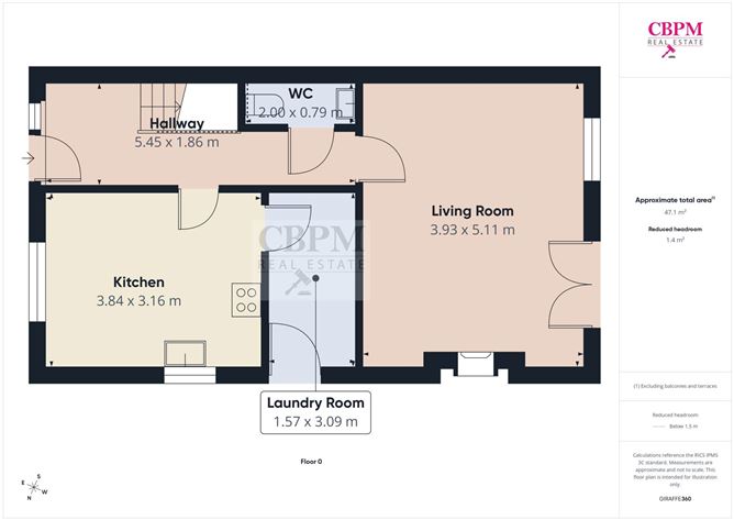 Floor plan — 15 Ardrew Fields, Dún Brinn, Athy, Co. Kildare