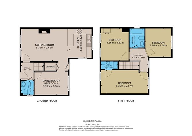 Floor plan — Airhill, High Street, Schull, Co. Cork