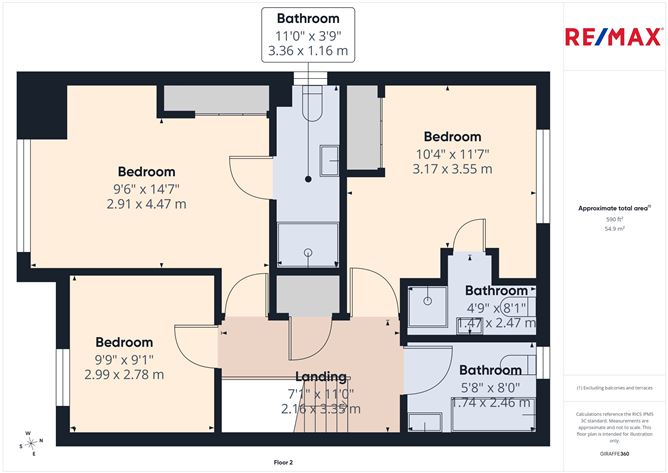 Floor plan — 4 The Close, River Park, Gracedieu, Gracedieu, Waterford