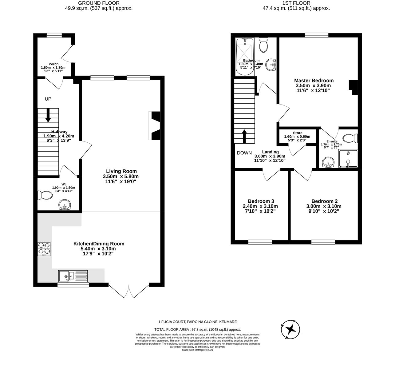1 Fuschia Court, Pairc Na Gloine, Kenmare, Co. Kerry, V93 VF83