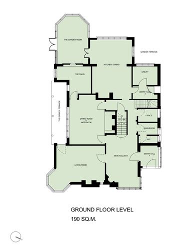Floor plan — Moorlands, Whitshed Road, Greystones, Co. Wicklow