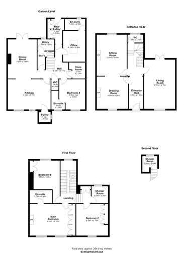 Floor plan — 63 Highfield Road, Rathgar, Dublin 6