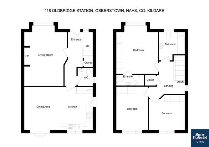 Floor plan — 116 Oldbridge Station, Osberstown, Naas, Co. Kildare
