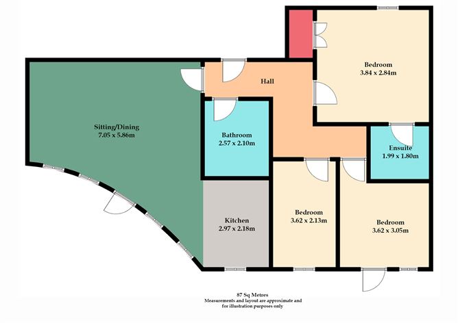 Floor plan — 17 Killegland Meadows, Killegland Street, Ashbourne, Co. Meath