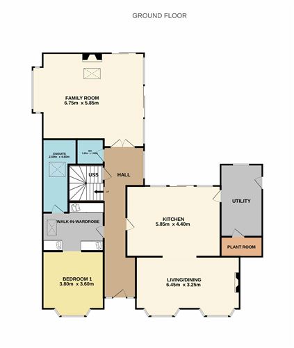 Floor plan — 12 Sarto Road, Sutton, Dublin 13