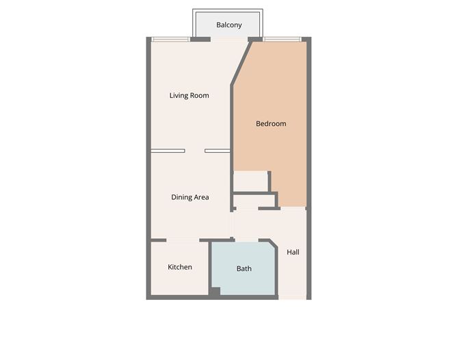 Floor plan — Apartment 2, ASTON ABBEY, Aston Quay, Temple Bar,   Dublin 2