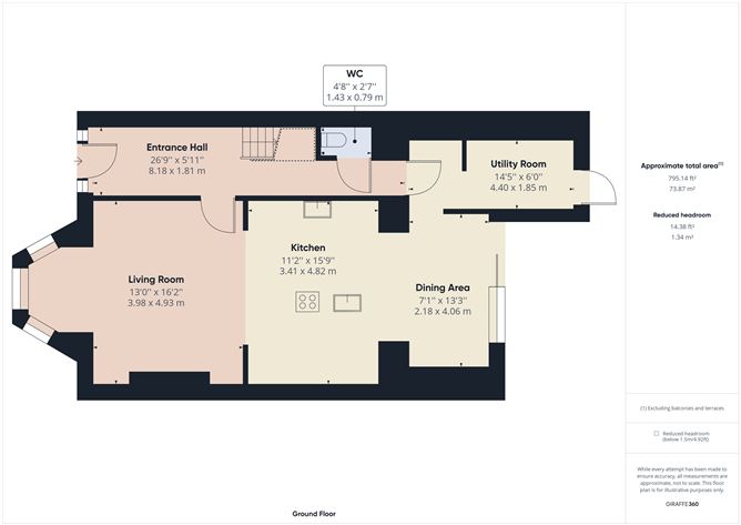 Floor plan — 56 St Declans Place, Lower Newtown Road, Waterford City, Waterford