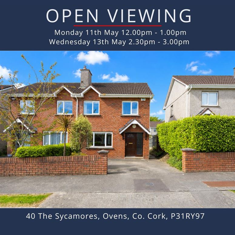 40 The Sycamores, Classes Lake, Ovens, Co. Cork