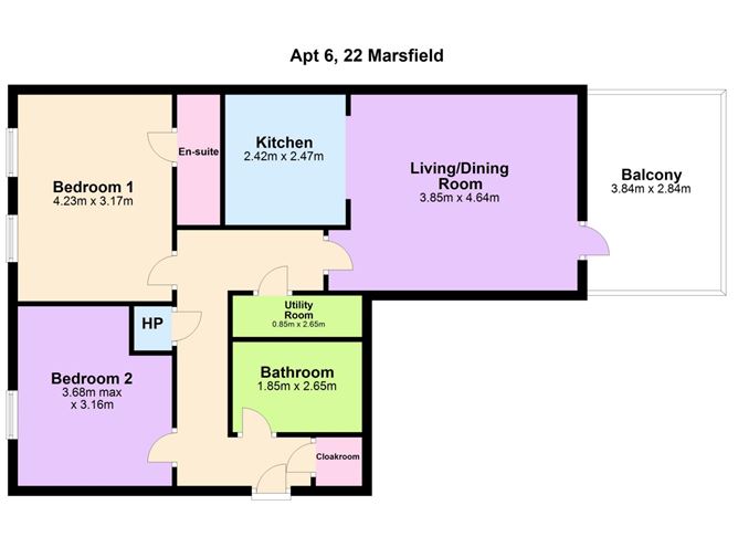 Apt 6, 22 Marsfield Avenue, Clongriffin, Dublin 13.