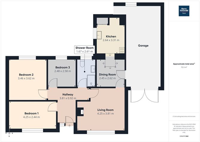 Floor plan — 13 Millview, Toomevara, Nenagh, Co. Tipperary