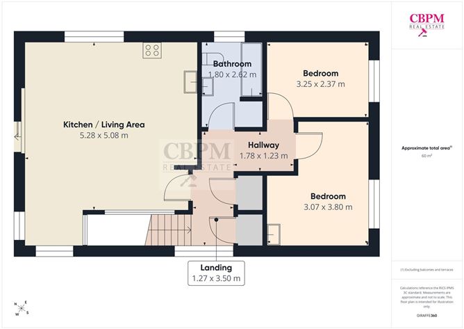 Floor plan — 40B The Garden Village, Portlaoise, Co. Laois