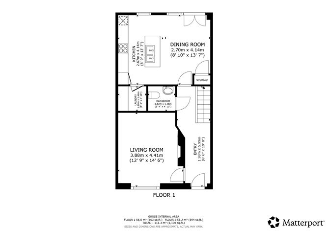 Floor plan — 26 The Crescent, Silver Banks, Stamullen, Meath