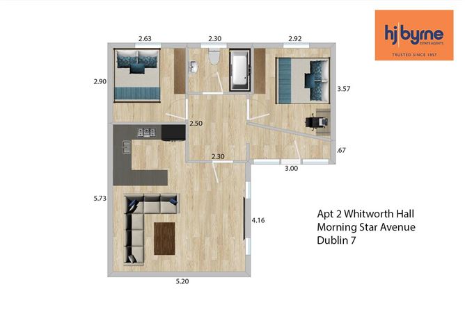 2 Whitworth Hall, Morning Star Avenue, Smithfield, Dublin 7