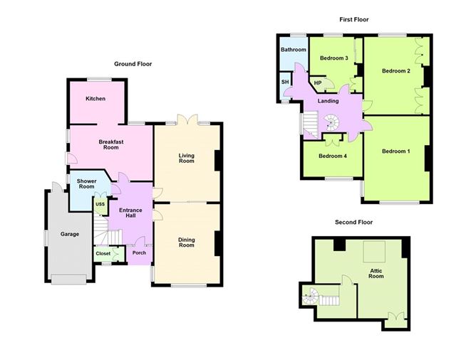Floor plan — 20 Glenvar Park, Blackrock, Co. Dublin