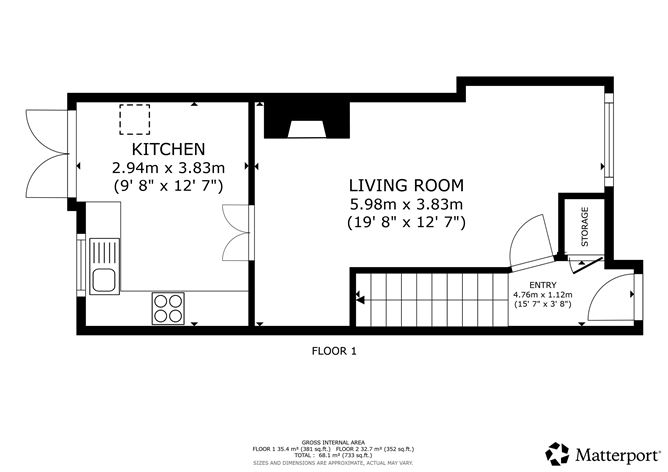Floor plan — 34 Stratford Haven, Rathgar, Dublin 6