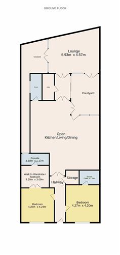 Floor plan — 23 Vavasour Square, Sandymount, Dublin 4
