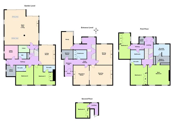 Floor plan — 1 Ailesbury Road, Ballsbridge, Dublin 4