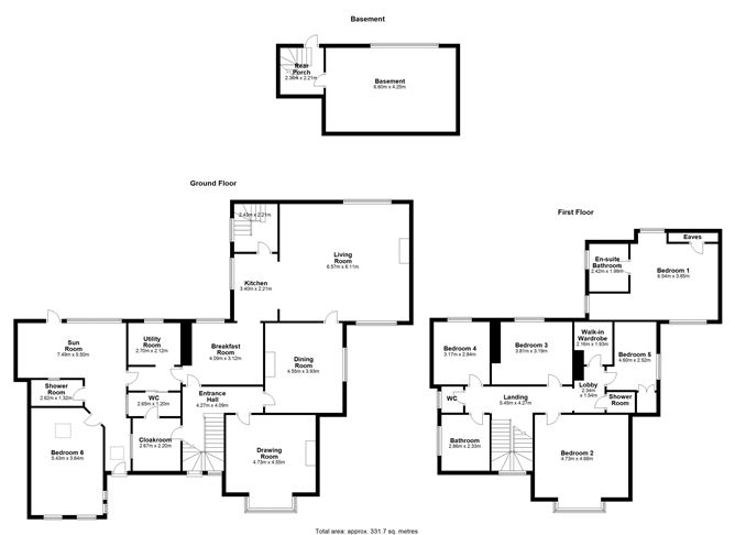 Floor plan — Gort Na Mona, 131 Glenageary Road Upper, Glenageary, Co. Dublin