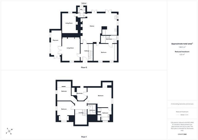Floor plan — Rose Cottage, Leastown Lane, Oldtown, Co. Dublin