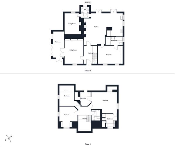 Floor plan — Rose Cottage, Leastown Lane, Oldtown, Co. Dublin