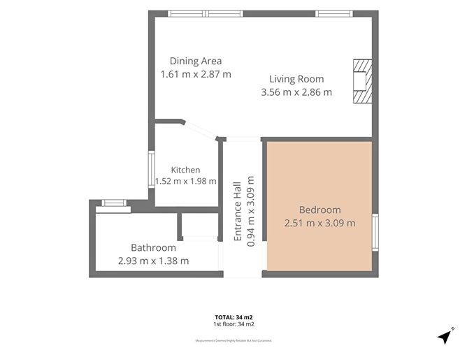 Floor plan — Apartment 15, Dundrum Court, Dundrum, Dublin 16