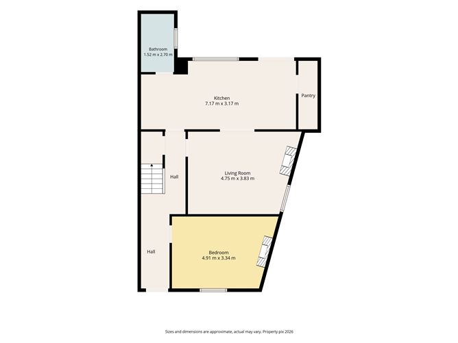 Floor plan — 7 Greenfield Place, Harold's Cross, Dublin 6