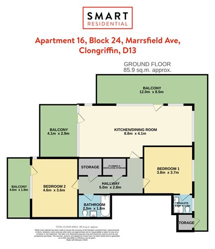 Apartment 16, 24 Marrsfield Avenue , Clongriffin, Dublin 13