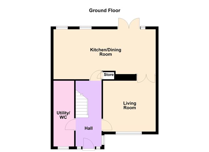 Floor plan — 2 Marley Lawn, Rathfarnham, Dublin 16