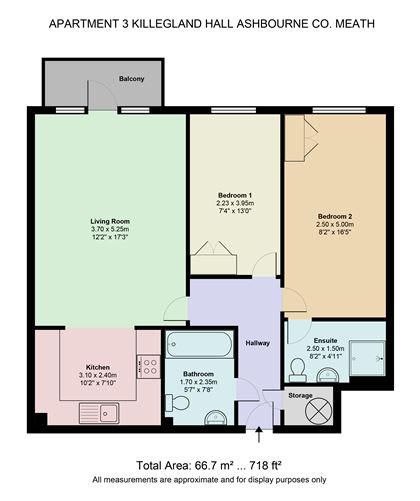 Apartment 3, Killegland Hall, Ashbourne, Meath