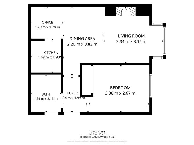 Floor plan — Apartment 8 Boyne Court, Harold's Cross Road, Harold's Cross, Dublin 6W