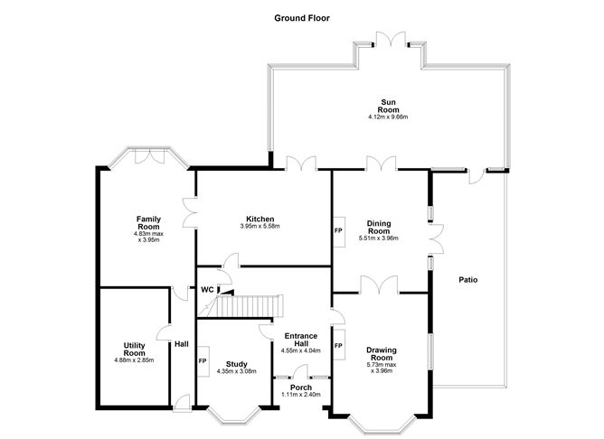 Floor plan — Waratah, 18 Rostrevor Road, Rathgar, Dublin 6