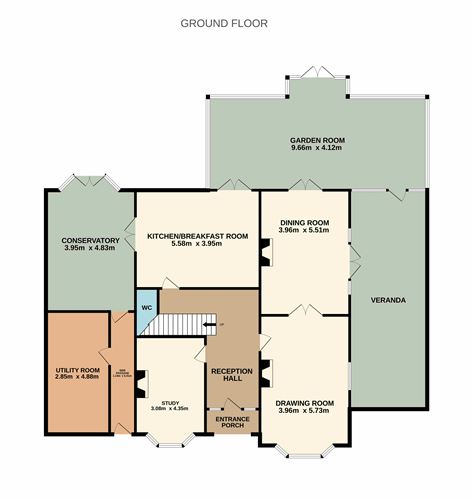 Floor plan — Waratah, 18 Rostrevor Road, Rathgar, Dublin 6